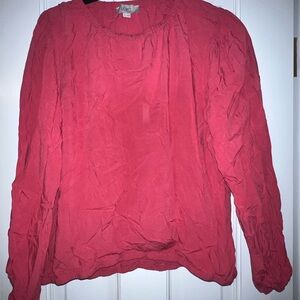 LOFT Vibrant Pink Blouse